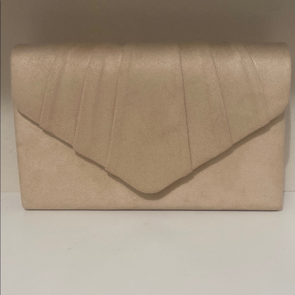 Elegant Tan Clutch Bag